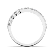 Abstract Cluster Diamond Ring