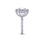 5.5 Carat Accented Engagement Dimaond Ring