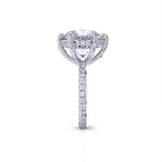 5.5 Carat Accented Engagement Dimaond Ring