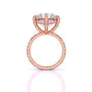 5.5 Carat Accented Engagement Dimaond Ring