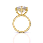 5.5 Carat Accented Engagement Dimaond Ring