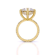 5.5 Carat Accented Engagement Dimaond Ring