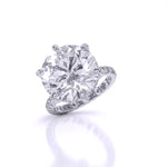 5.5 Carat Accented Engagement Dimaond Ring