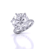 5.5 Carat Accented Engagement Dimaond Ring