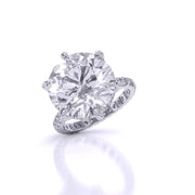 5.5 Carat Accented Engagement Dimaond Ring