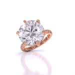 5.5 Carat Accented Engagement Dimaond Ring