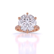 5.5 Carat Accented Engagement Dimaond Ring