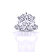 5.5 Carat Accented Engagement Dimaond Ring