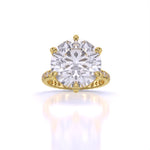 5.5 Carat Accented Engagement Dimaond Ring