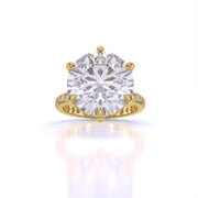 5.5 Carat Accented Engagement Dimaond Ring