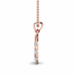 Minimalist Lab Diamond Circle Pendant
