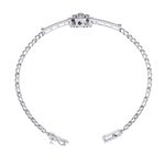 Designer Floral Diamond Bracelet
