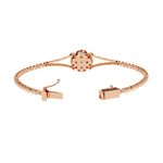 Designer Floral Diamond Bracelet