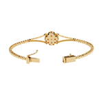 Designer Floral Diamond Bracelet