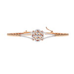 Designer Floral Diamond Bracelet
