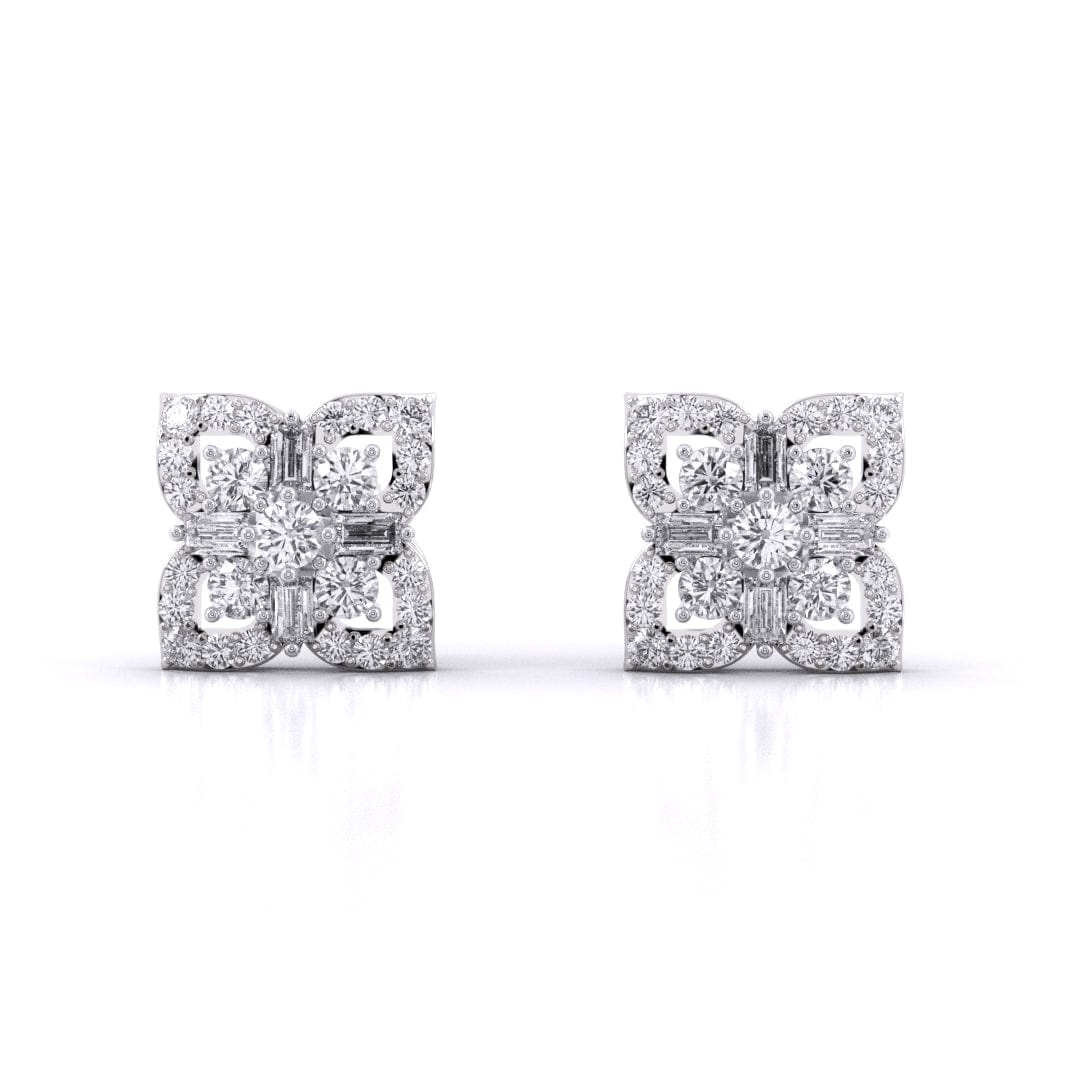 Antique Diamond Cluster Studs – JewelBoss
