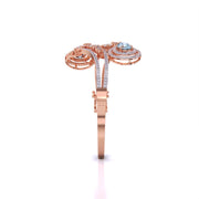 Sparkling Aqua & Diamond Royal Bangle