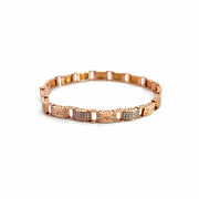 Art Deco Round Diamonds Bracelet For Him