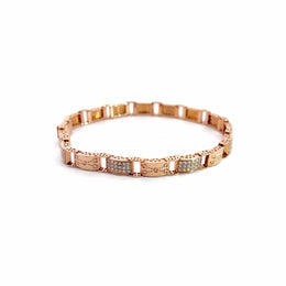 Art Deco Round Diamonds Bracelet For Him