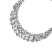 Baguette & Round Diamond Necklace