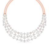 Baguette & Round Diamond Necklace
