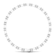 Baguette & Round Shape Diamonds Bangle