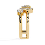 Minimalist Double Diamond Ring