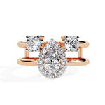 Minimalist Double Diamond Ring
