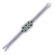 Green Glow Diamond Bracelet