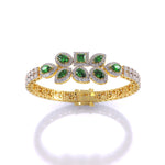 Green Glow Diamond Bracelet