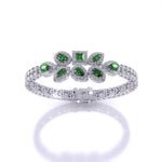 Green Glow Diamond Bracelet