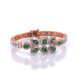Green Glow Diamond Bracelet