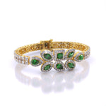 Green Glow Diamond Bracelet
