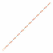 Bezel Setting Diamond Tennis Bracelet