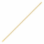 Bezel Setting Diamond Tennis Bracelet