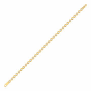 Bezel Setting Diamond Tennis Bracelet