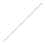 Bezel Setting Diamond Tennis Bracelet