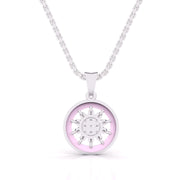 Blooming Lavender Diamond Pendant