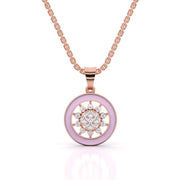 Blooming Lavender Diamond Pendant