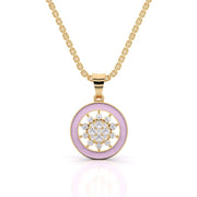 Blooming Lavender Diamond Pendant