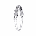Minimalist Pave Diamond Chain Bracelet