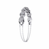 Minimalist Pave Diamond Chain Bracelet