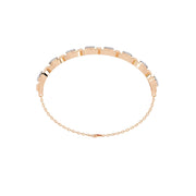 Minimalist Pave Diamond Chain Bracelet