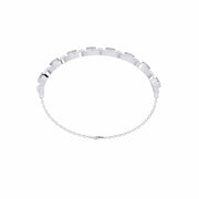 Minimalist Pave Diamond Chain Bracelet