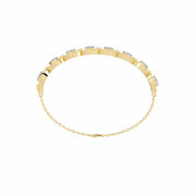 Minimalist Pave Diamond Chain Bracelet