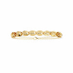 Minimalist Pave Diamond Chain Bracelet