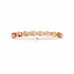 Minimalist Pave Diamond Chain Bracelet