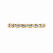 Minimalist Pave Diamond Chain Bracelet