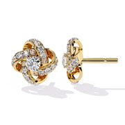 Twirl Shine Diamond Studs