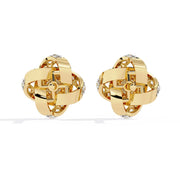 Twirl Shine Diamond Studs